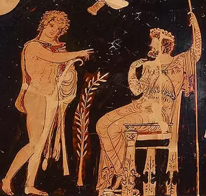 Ancient Greek scene as Pythonia