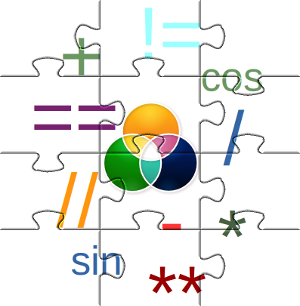 Operators in a fractal representation