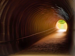 Light at the end of a tunnel
