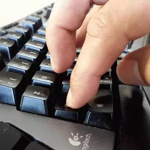 Input via keyboard