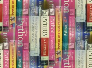 Python book shelf